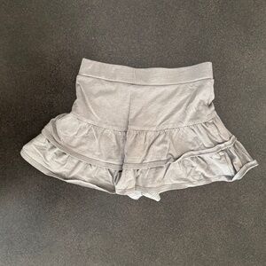Justice Gray Ruffle Skort - Size 6